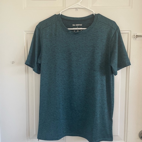 NWOT REAL ESSENTIALS Men’s Super Stretchy Four colors T-Shirts Size S - Picture 6 of 10